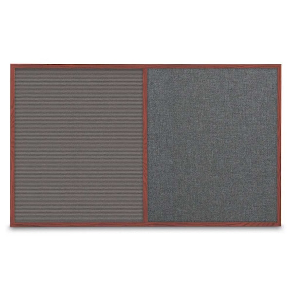 Enclosed Corkboard, 1 Door, 18"x24", 4" Fra